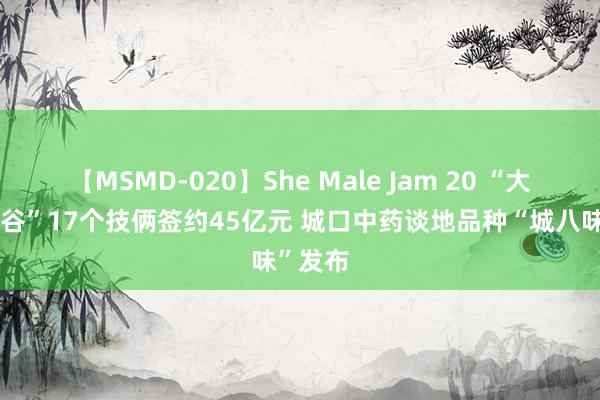 【MSMD-020】She Male Jam 20 “大巴山药谷”17个技俩签约45亿元 城口中药谈地品种“城八味”发布