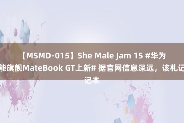 【MSMD-015】She Male Jam 15 #华为超能旗舰MateBook GT上新# 据官网信息深远，该札记本