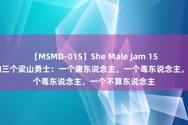 【MSMD-015】She Male Jam 15 鲁智深武松敌视的三个梁山勇士：一个庸东说念主，一个毒东说念主，一个不算东说念主