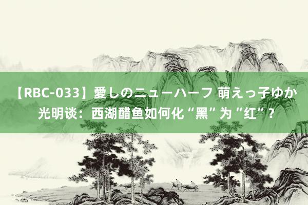 【RBC-033】愛しのニューハーフ 萌えっ子ゆか 光明谈：西湖醋鱼如何化“黑”为“红”？