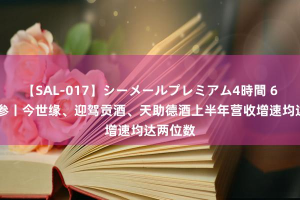 【SAL-017】シーメールプレミアム4時間 6 酒业早参丨今世缘、迎驾贡酒、天助德酒上半年营收增速均达两位数