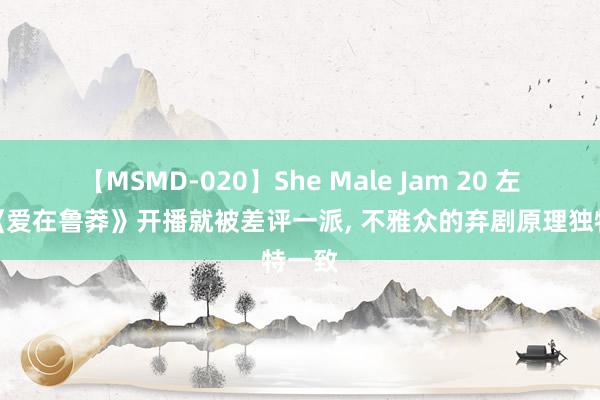 【MSMD-020】She Male Jam 20 左小青《爱在鲁莽》开播就被差评一派, 不雅众的弃剧原理独特一致