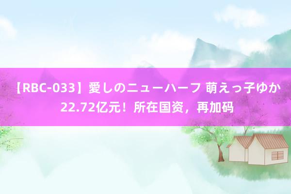 【RBC-033】愛しのニューハーフ 萌えっ子ゆか 22.72亿元！所在国资，再加码