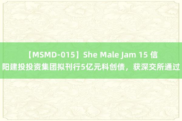 【MSMD-015】She Male Jam 15 信阳建投投资集团拟刊行5亿元科创债，获深交所通过